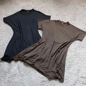 Bat Wing Close Neck Dress (Bundle of 2)